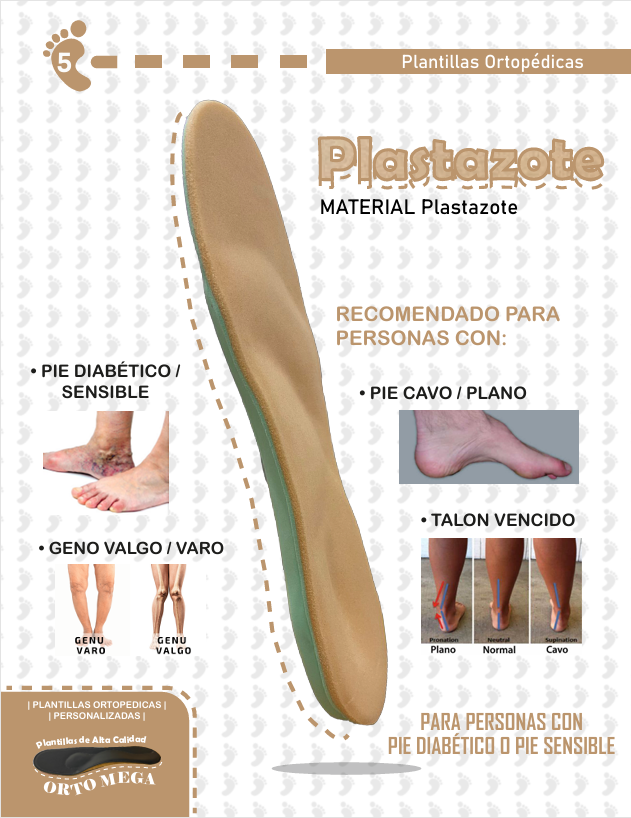 Material Plastazote - Plantillas Ortopédicas